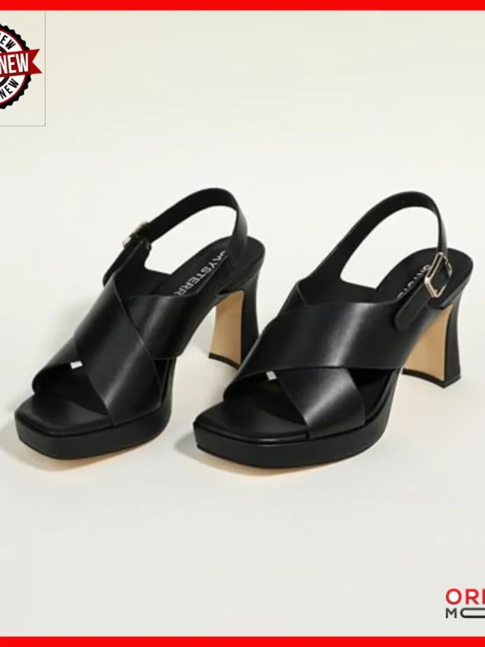 Women's Platform Heels Chunky Block Heel Sandals Slingback Square Toe Ankle